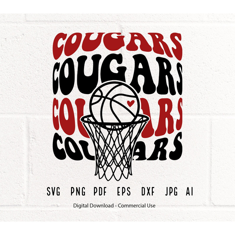 Cougars Basketball SVG PNG, Cougars Mascot svg, Cougars svg,Cougars School Team svg,Cougars Hoop svg,Basketball Hoop svg, School Spirit.jpg