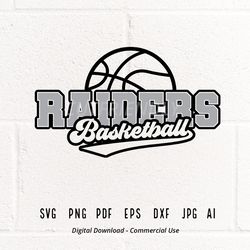 raiders svg png, raiders basketball svg