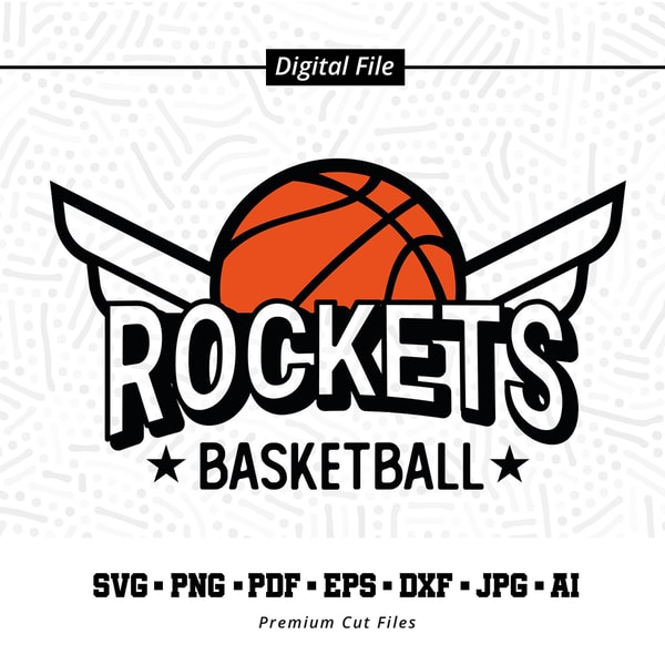 Rockets Basketball SVG PNG, Rockets svg - Inspire Uplift