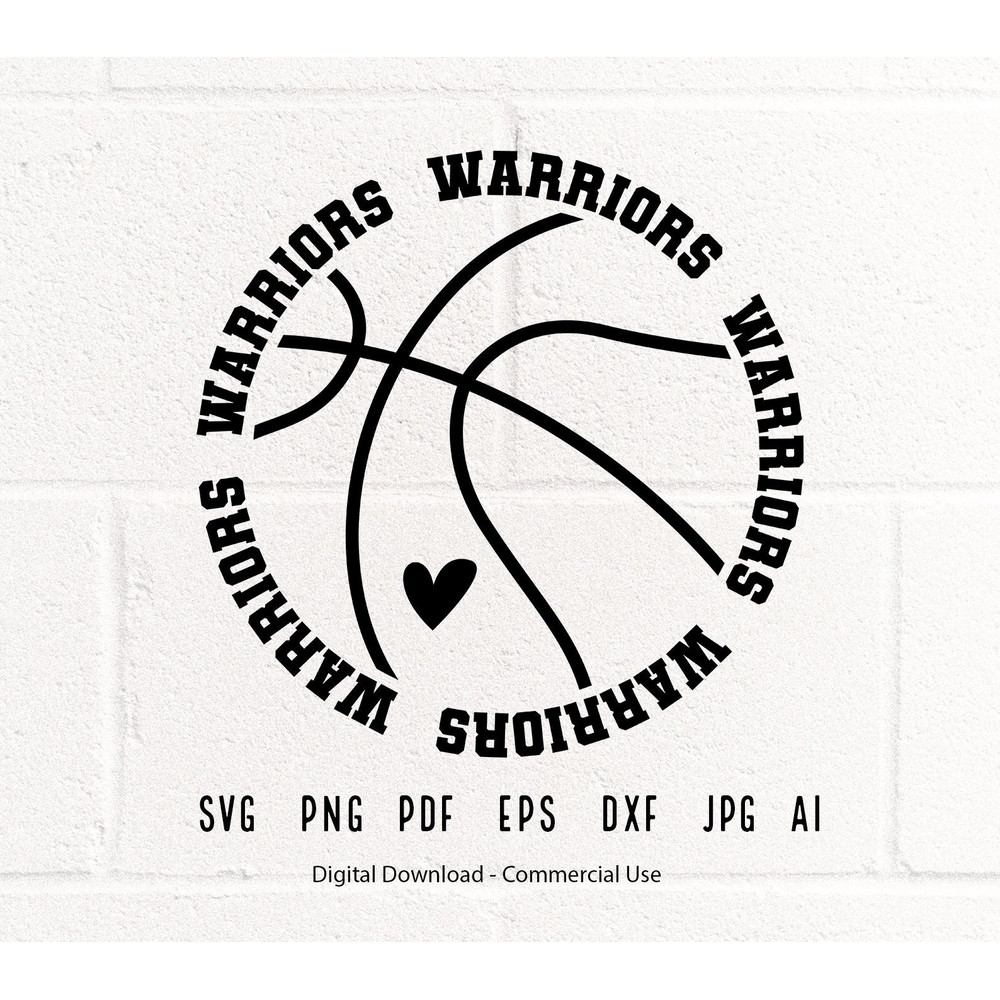 Warriors Basketball SVG PNG, Warriors Mascot svg, Warriors svg,Warriors School Team svg,Warriors Hoop svg,Basketball Hoop svg, School Spirit 1.jpg