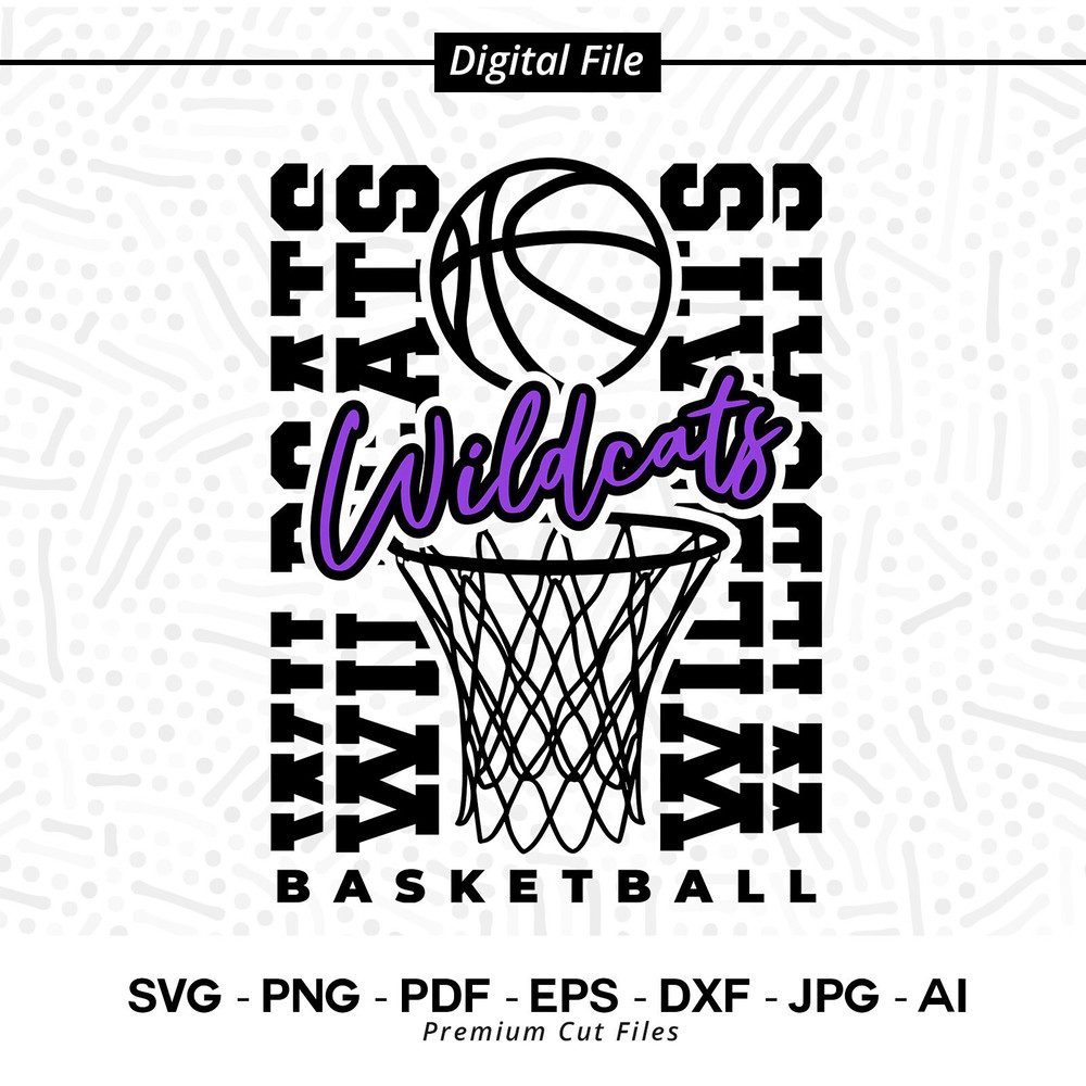 Wildcat SVG PNG, Wildcat Basketball svg, Wildcats, Basketball svg, Wildcat Sublimation, Wildcat Love svg, Wildcats Cheer, Stacked Wildcats.jpg