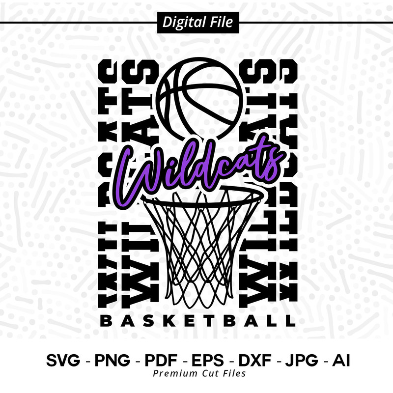Wildcat SVG PNG, Wildcat Basketball svg, Wildcats, Basketball svg, Wildcat Sublimation, Wildcat Love svg, Wildcats Cheer, Stacked Wildcats.jpg