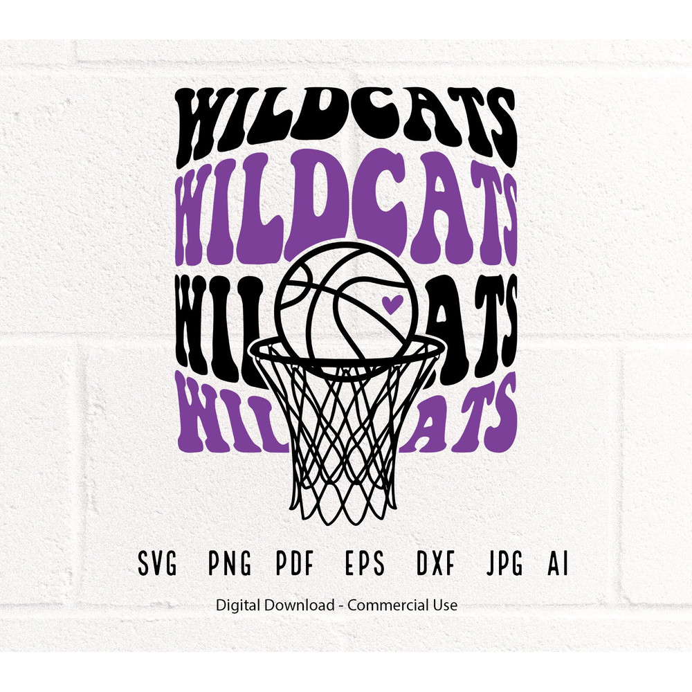 Wildcats Basketball SVG PNG, Wildcats Mascot svg, Wildcats svg,Wildcats School Team svg,Wildcats Hoop svg,Basketball Hoop svg, School Spirit 1.jpg
