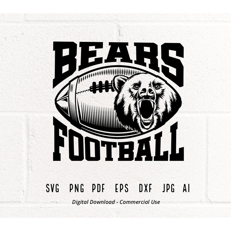 Bears SVG PNG, Bears Face svg, Bears Football svg, Bears Mascot svg, Bears Cheer, Bears Vibes , School Spirit svg, SVG for Shirts svg,Cricut.jpg