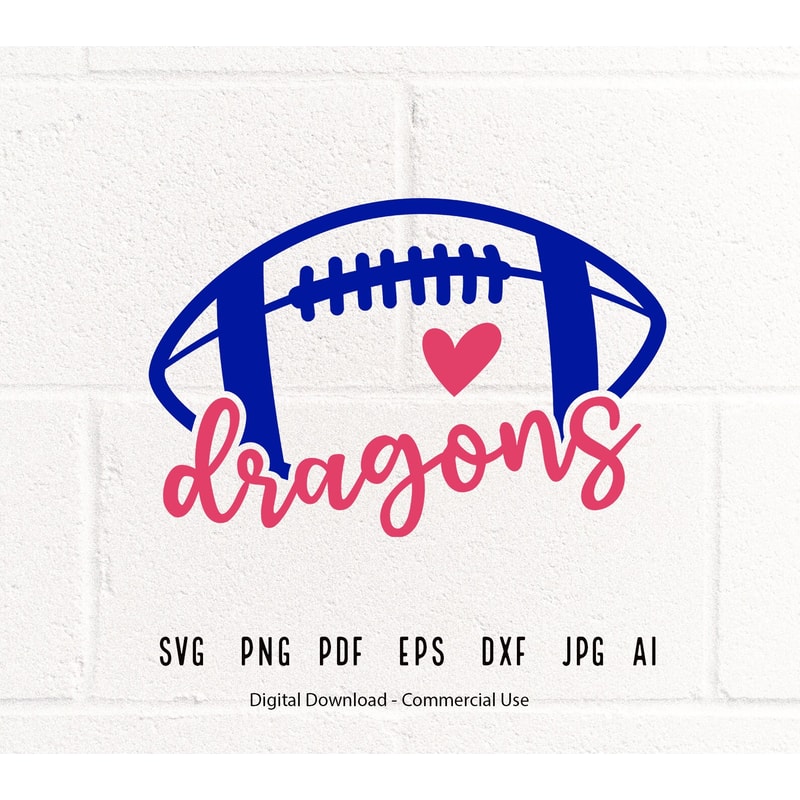 Dragon Football svg, Dragon, Dragons, Football svg, png, Sublimation, Football Clipart, SVG for Shirts, SVG for Cricut, Football Mom, Shirt.jpg
