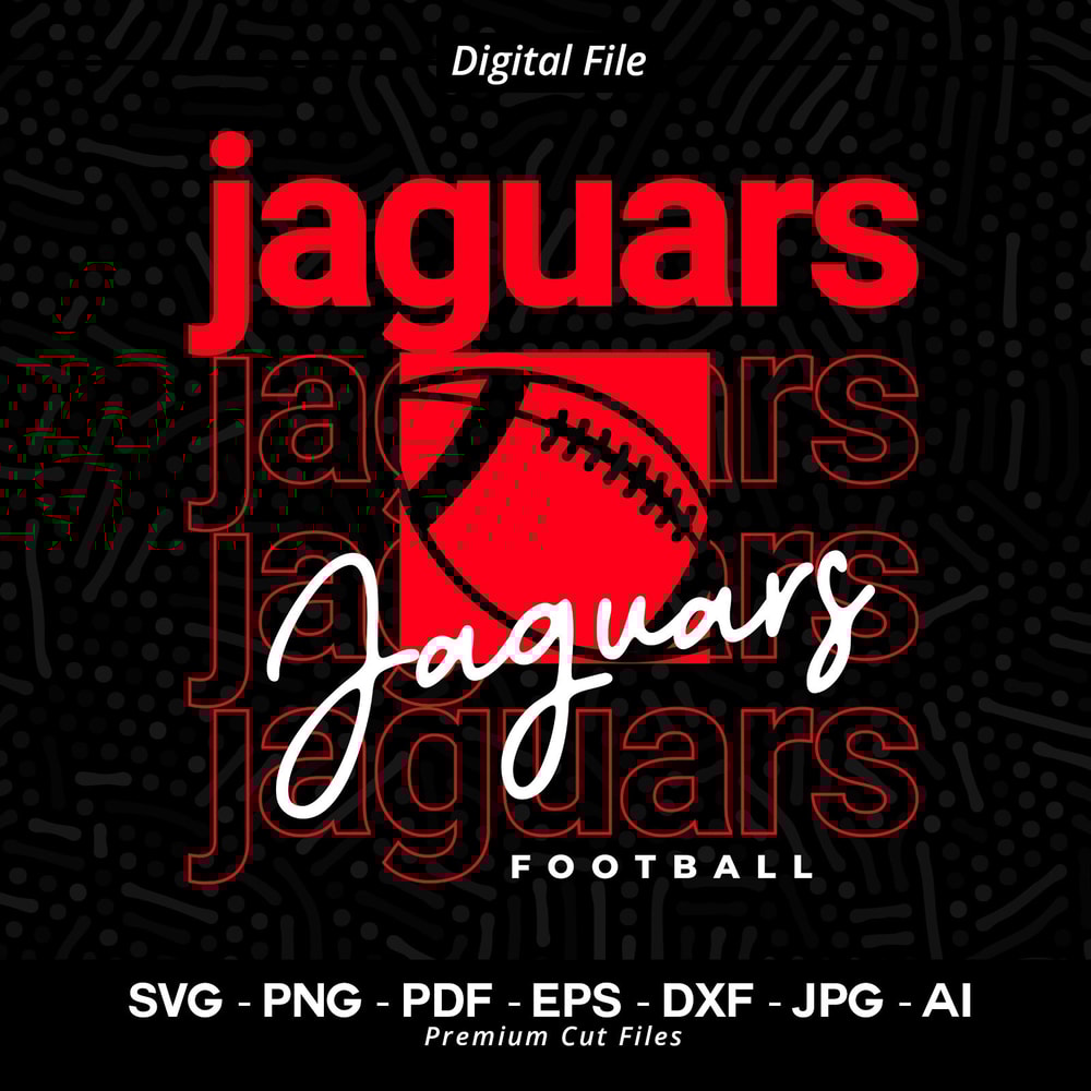 Football SVG PNG, Jaguars, Football, svg, Jaguar Football svg, Sublimation, Cut file, SVG for Shirts, Football Design, Stacked Jaguars svg.jpg