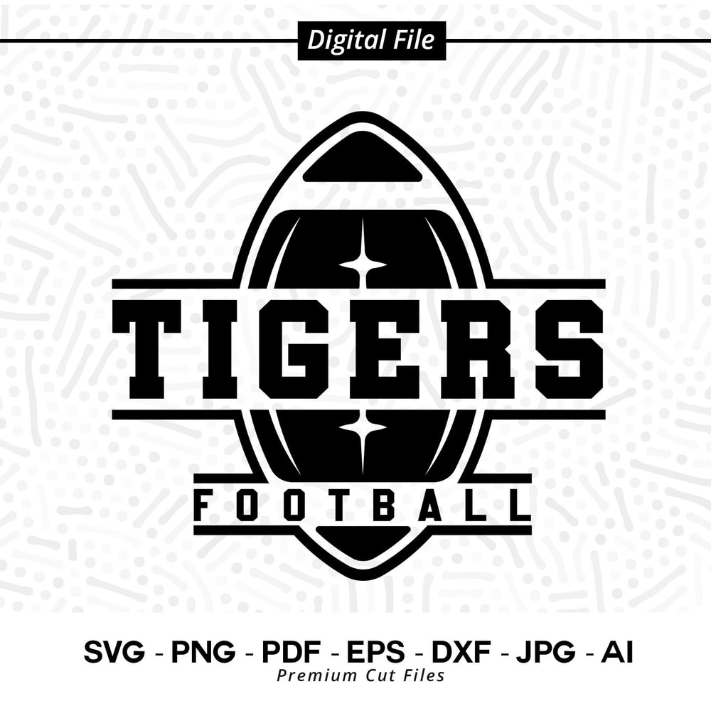 Football SVG PNG, Tigers, Football, svg, Tiger Football svg, Tiger, Sublimation png, Football Shirt, Cricut, Tiger Cheer, Digital Download.jpg