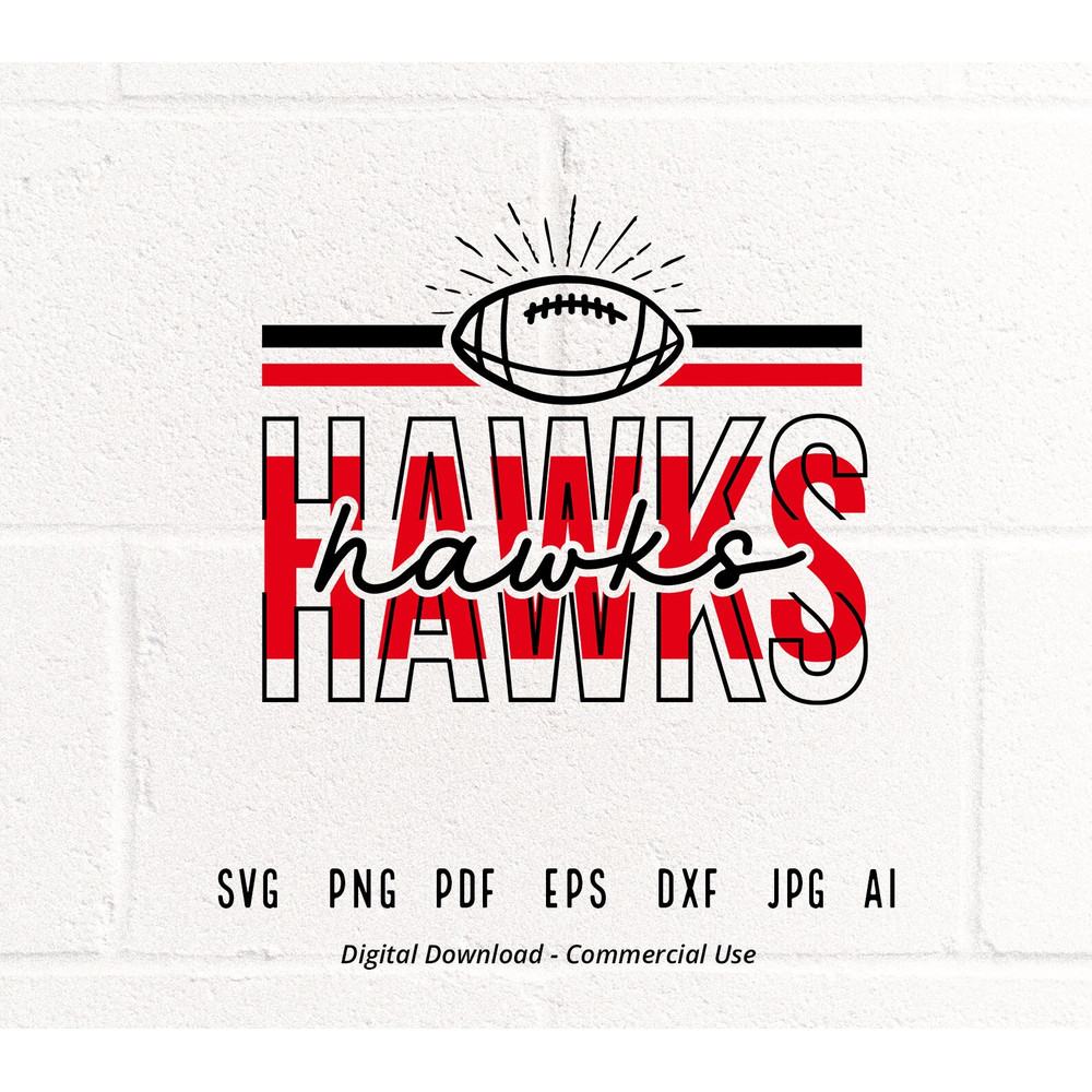 Hawk Football svg, Hawk, Hawks, Football svg, png, Sublimation, Football Clipart, Cricut svg, SVG for Shirts, SVG for Cricut, Shirt Design 2.jpg