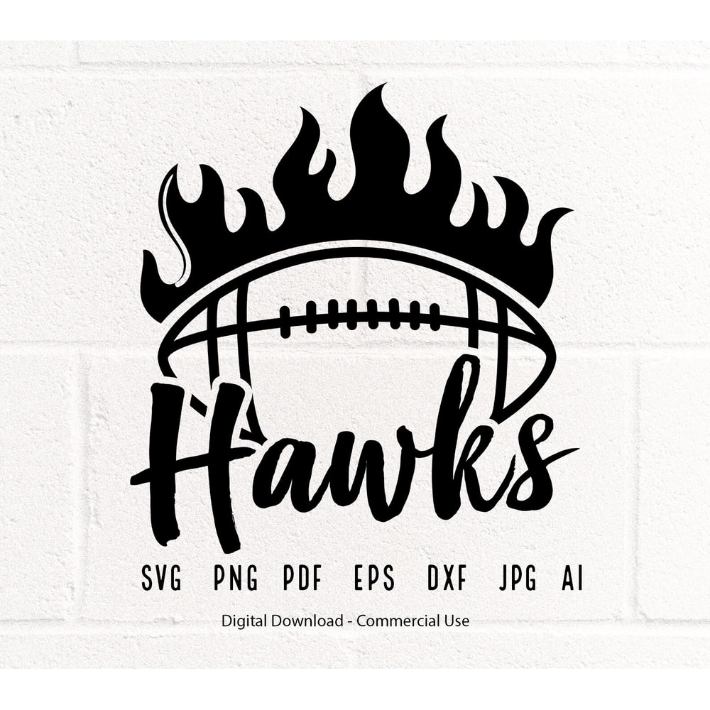 Hawk Football svg, Hawk, Hawks, Football svg, png, Sublimation, Football Clipart, SVG for Shirts, SVG for Cricut, Shirt Design, Football Mom 2.jpg