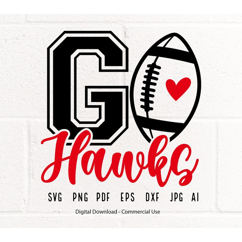 Hawk Football svg, Hawk, Hawks, Football svg, png, Sublimation, Football Clipart, SVG for Shirts, SVG for Cricut, Shirt Design, Football Mom 1.jpg