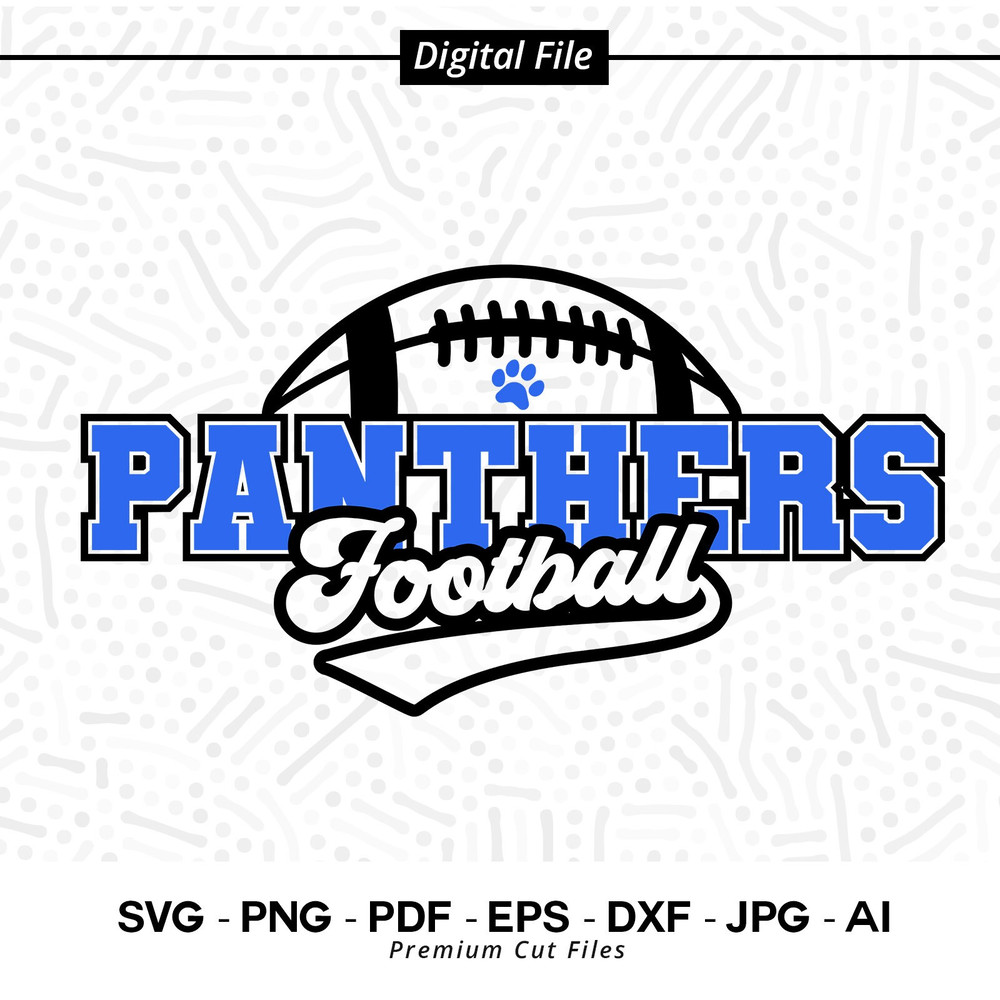 Panthers SVG PNG, Panther svg, Football svg, Panther Football svg, Panthers Sublimation, Panthers Love svg, Panther paw svg,Football Clipart.jpg
