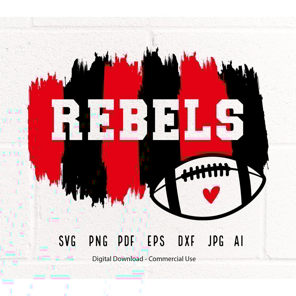 Rebel Football svg, Rebel, Rebels, Football svg, png, Sublimation, Football Clipart, Cricut svg, Clipart, Digital Download, SVG for Shirts.jpg