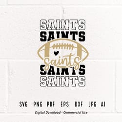 saint football svg, saint