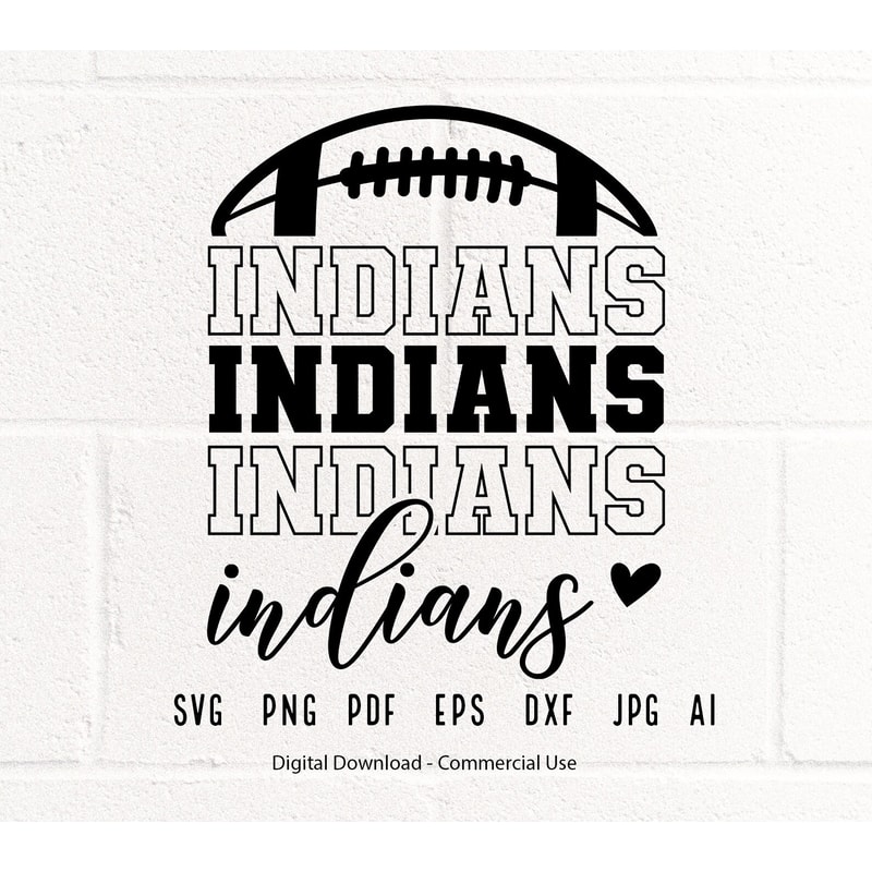 Stacked Indians SVG, Indians Mascot svg, Indians svg, Indians School Team svg, Indians Cheer svg, Indians Vibes svg, School Spirit svg.jpg