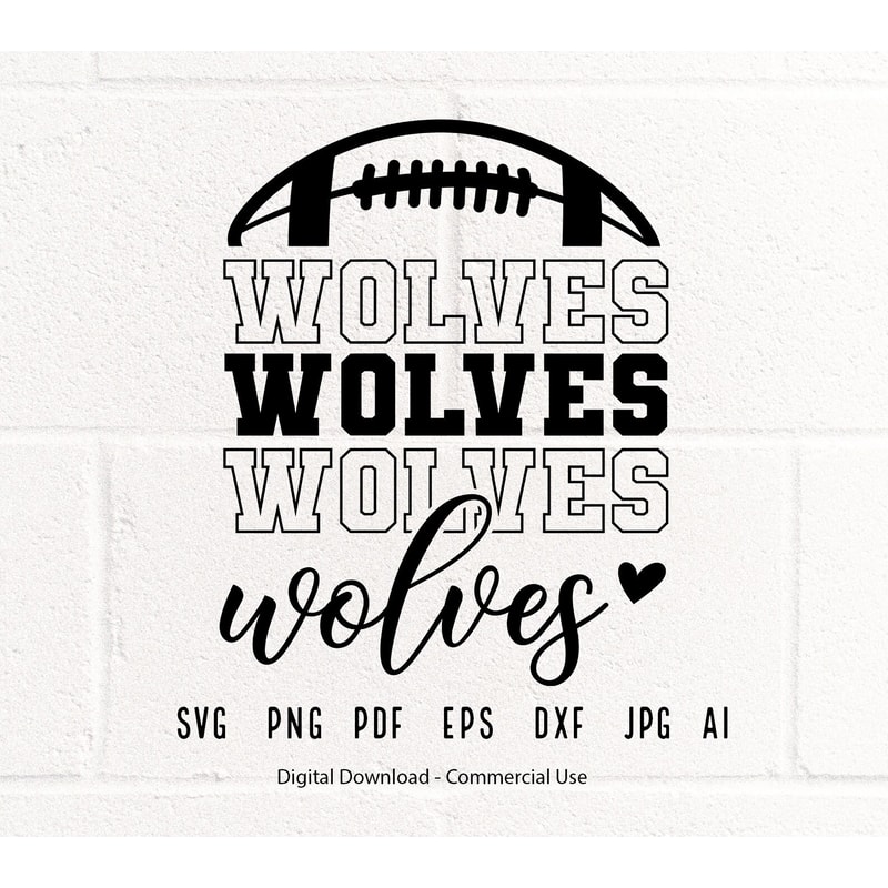 Stacked Wolves SVG, Wolves Mascot svg, Wolves svg, Wolves School Team svg, Wolves Cheer svg, Wolves Vibes svg, School Spirit svg.jpg