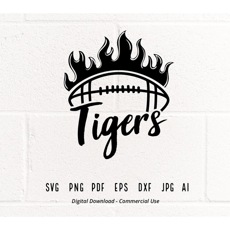 Tigers SVG PNG, Tigers Football svg, Tigers Cheer svg, Football Fire svg,School Spirit svg,Tigers Mom svg, Team Mascot svg, Football Mom svg.jpg