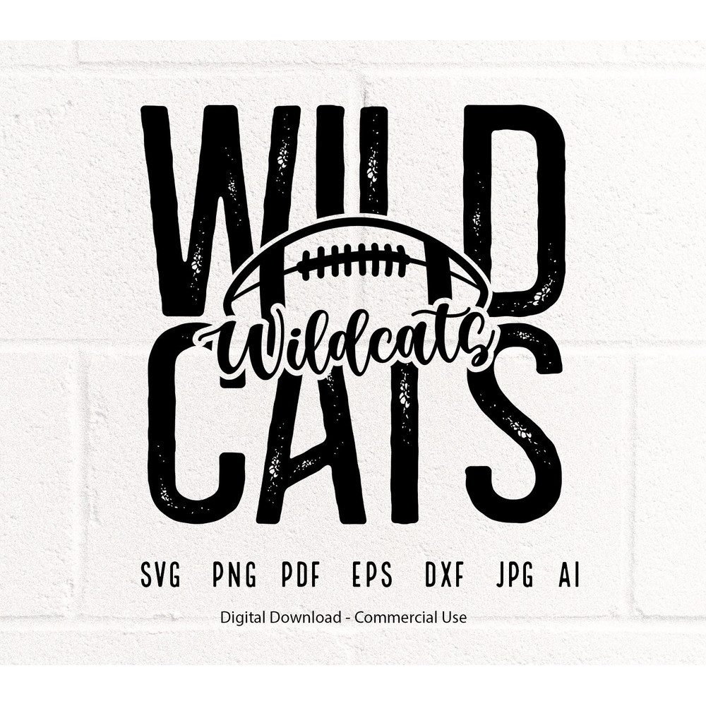 Wildcats SVG PNG, Wildcats Mascot svg, Distressed Wildcats svg, Wildcats School Team, Wildcats Cheer svg, Wildcats Vibes, School Spirit svg.jpg