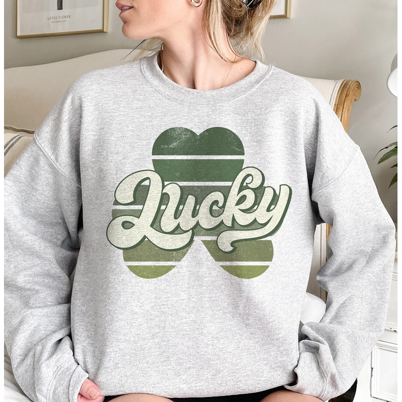 Lucky Sublimation Designs, St Patrick's Day Png, Clover Png, Retro St Patrick's Day png Shamrock png Lucky St Patrick's Sublimation Download.jpg