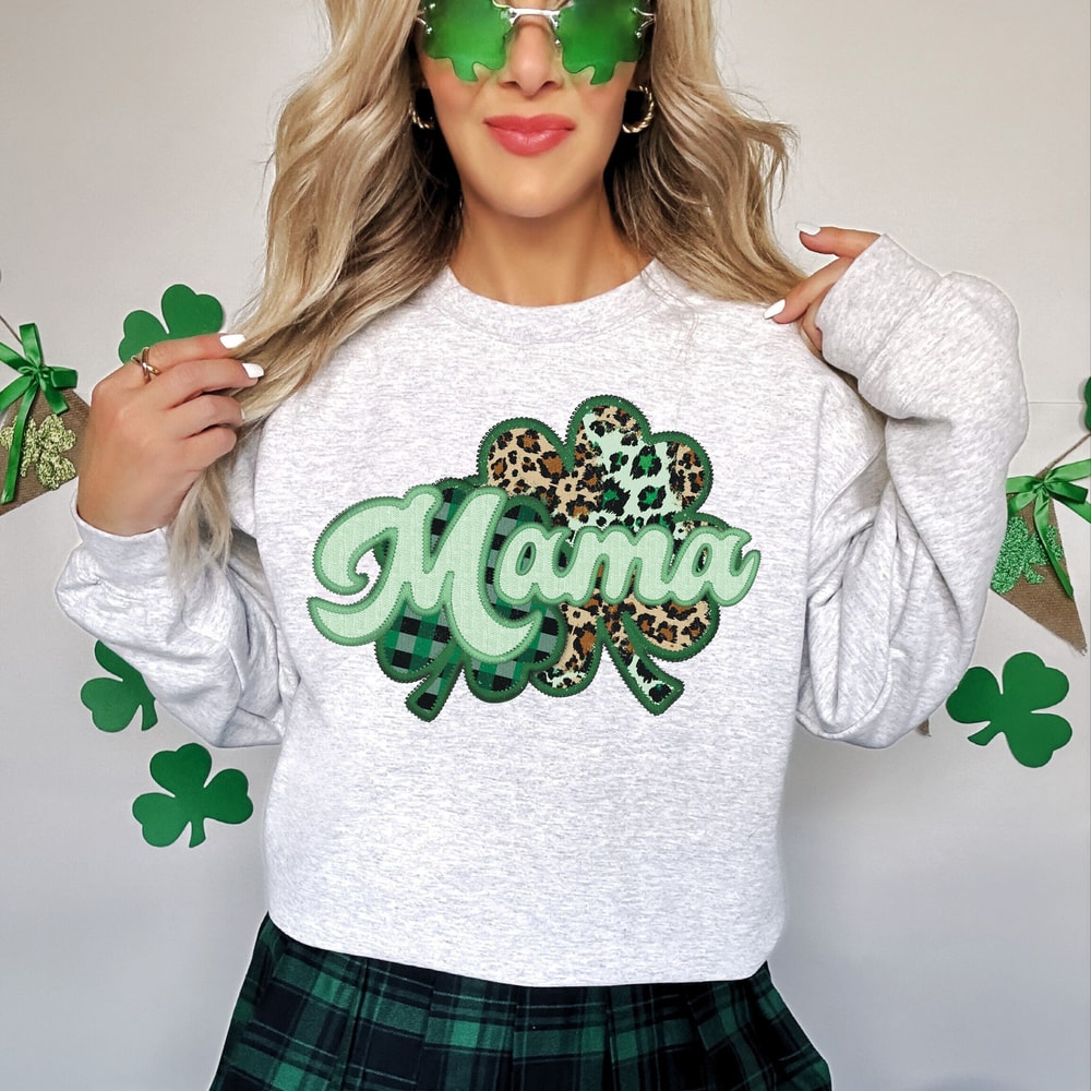 Mama St. Patrick's Day Png, Faux embroidery Shamrock Png, St. Patrick's Day Mama Png, Green Mama PNG, Mama png, St. Patrick's Day Png, png.jpg