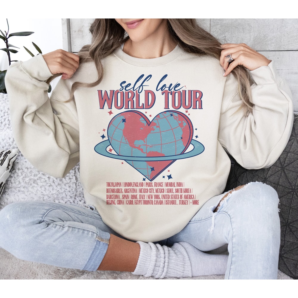 Self Love World Tour Png, Retro Valentines Png, Aesthetic Valentines Design, Self Love sublimation, Valentines Tshirt png, Valentines png.jpg