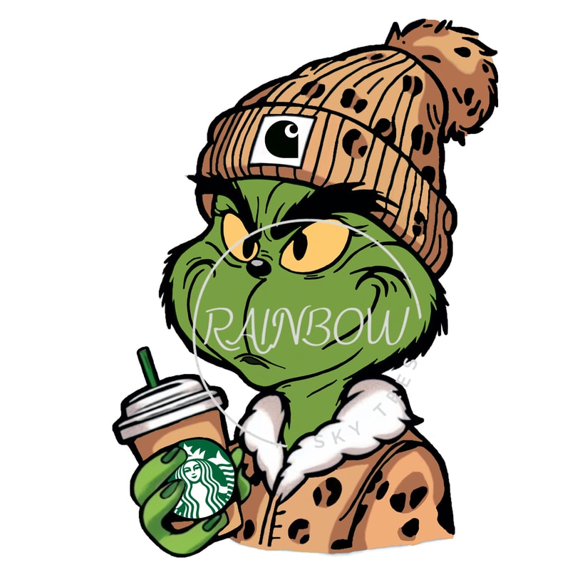 Boujee grinch png file, grinch file,grinchmas, digital download, green guy, christmas png, sublimation, leopard, cheetah 2.jpg