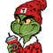 Boujee grinch png file, grinch file,grinchmas, digital download, green guy, christmas png, sublimation, leopard,football 2.jpg