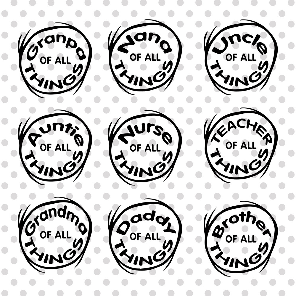 Bundle Family of All Thing svg, Daddy of all Things, Nana Of all Things, Grandma Of all Things, Family Thing Shirt svg, Cricut svg files.jpg