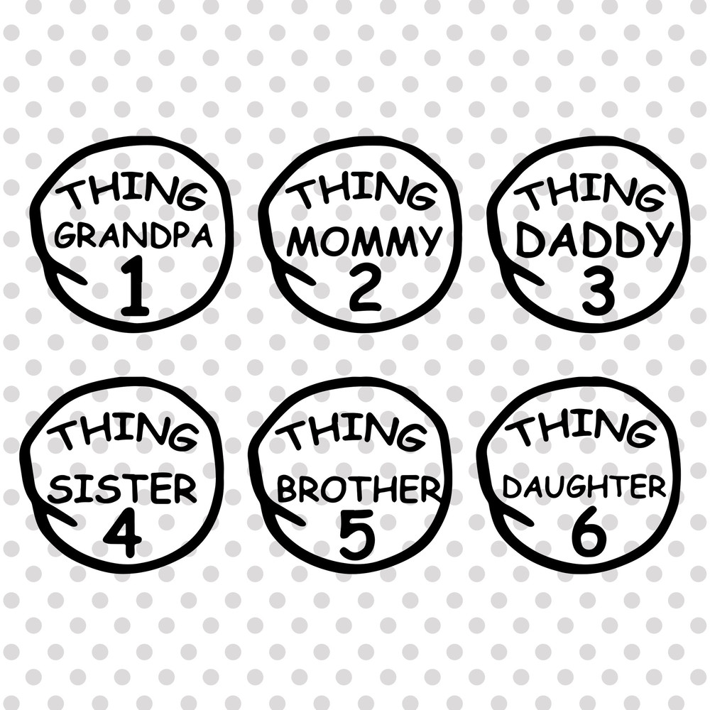 Bundle Family Thing png, Thing 1 2 3 4 5 6 png, The Thing png, The Cat in the hat png, Family Thing Shirt png, Sublimation Designs.jpg