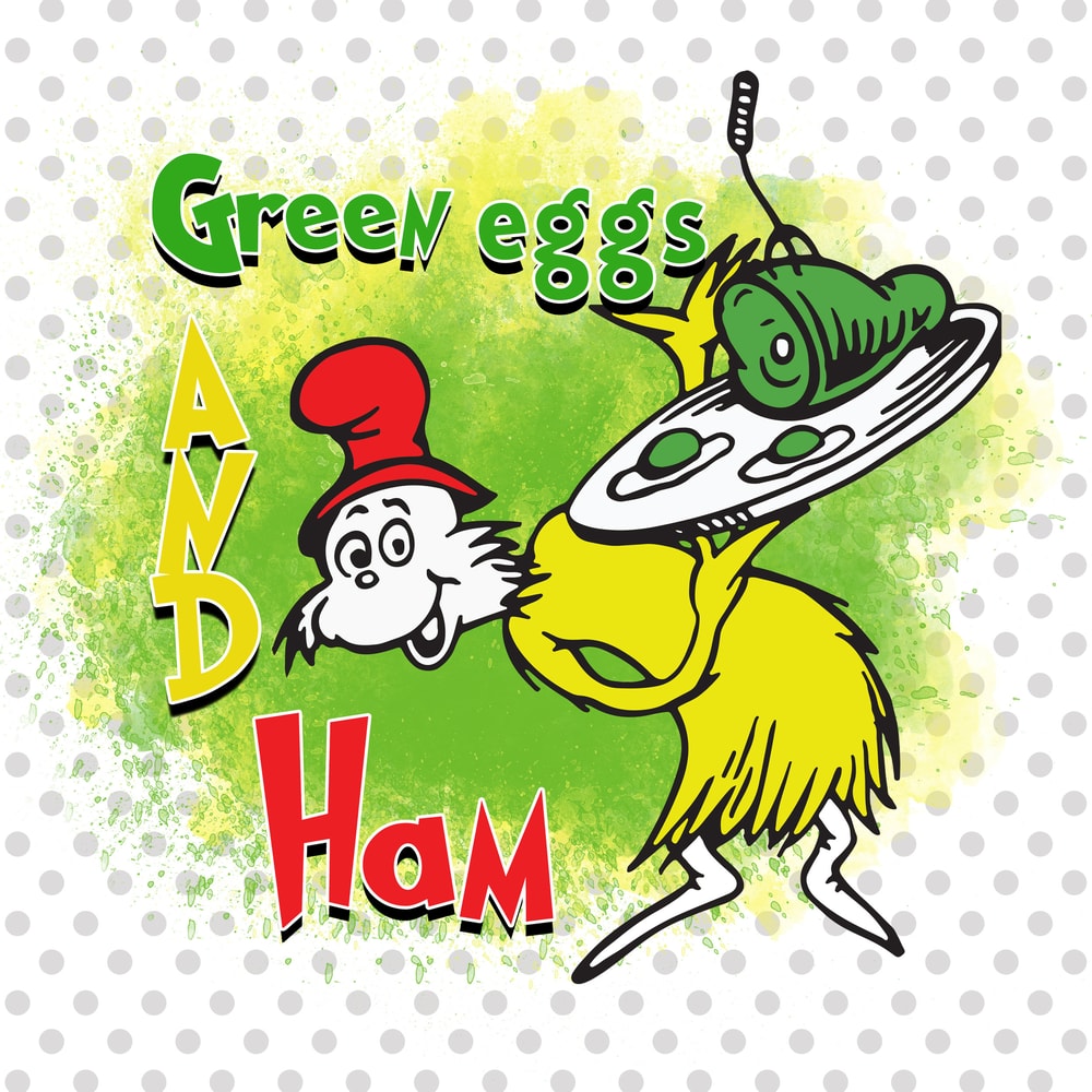 Green Eggs and Ham png, Book Characters png, The Thing png, The Cat in the hat png, Teacher Gift png, Sublimation Designs.jpg