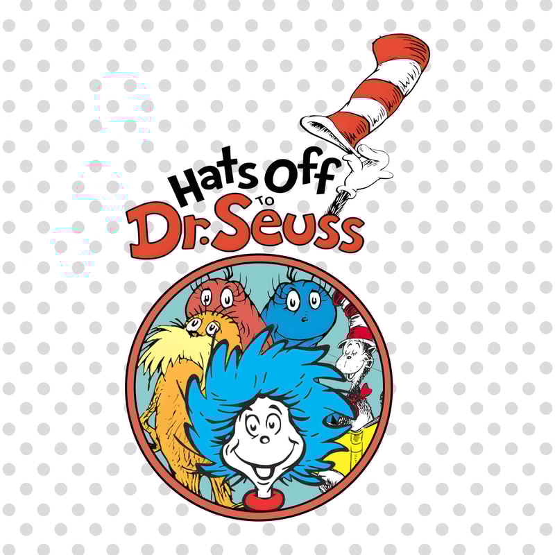 Hats Off png, The Cat in the Hat png, Book characters png, The Thing png, Read Across America Day png, Teacher Gift png, Sublimation Designs.jpg