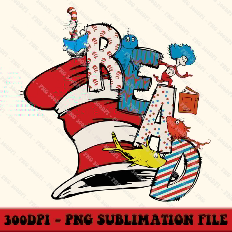 Trendy Dr Suess Png, Dr.Suess Png Sublimation, Dr.Suess Day Png, Dr. Suess Bundle, Read Across America, Teacher Png, Png Sublimation.jpg