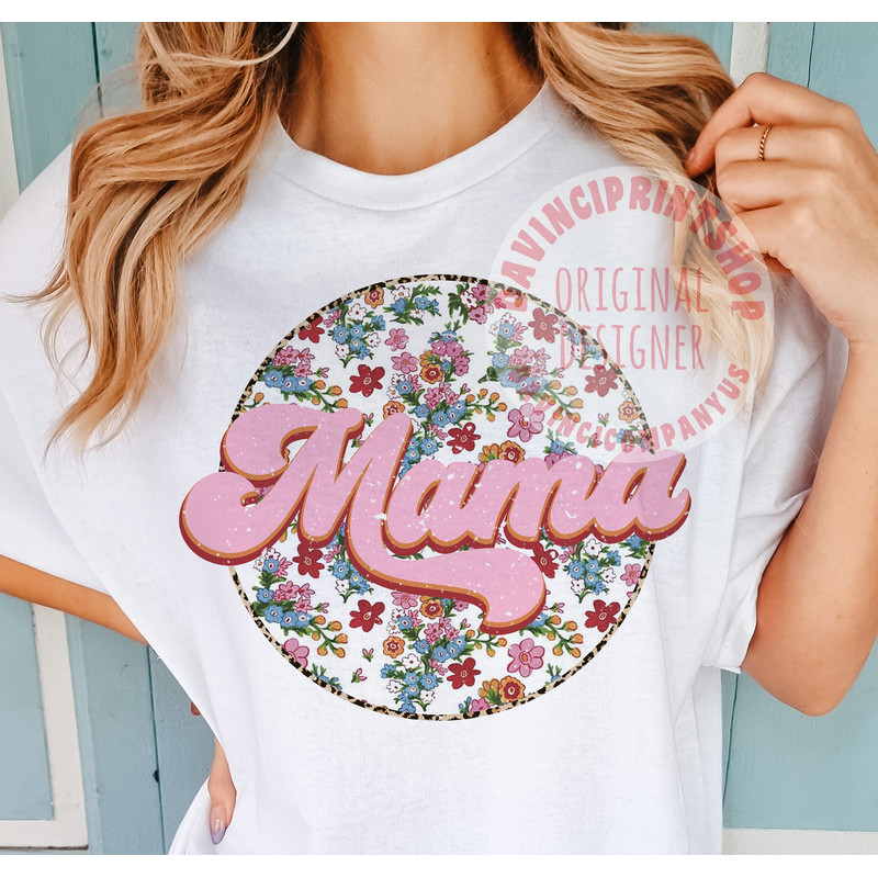 Floral Mama PNG, Retro Mama Png, Groovy Boho Sublimation, Png, Mom Png, Mama Shirt Design, Mother's Day Png, Floral png, Sublimation Designs.jpg