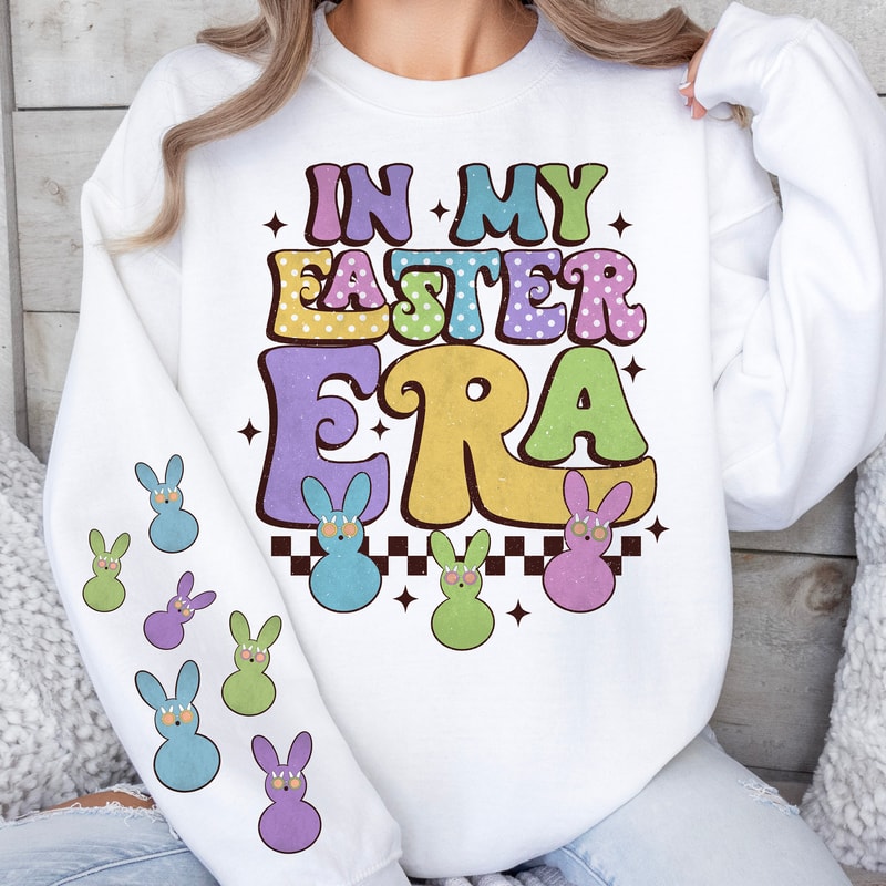 In My Easter Era PNG, Easter png, Easter bunny png, Easter Sublimation, Spring png Retro Easter png, Easter Sleeve Shirt Design, png designs.jpg