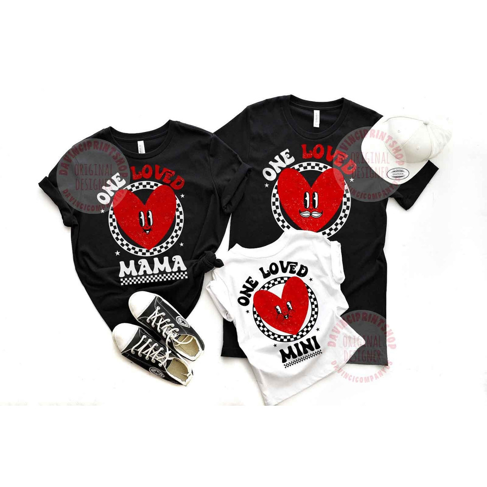 One Loved Mama png, Mama Valentine png, Mama Sublimation, Valentines png, Family Valentines Sublimation Design, Kids valentine png, png file.jpg