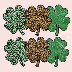 shamrock st patricks day sublimation design download, shamrock st patricks day png, clover, leopard shamrock, lucky png,