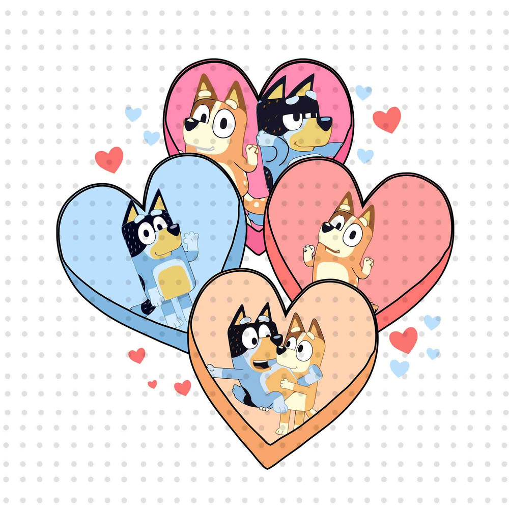 Valentine's Day PNG, Blue Dog Valentines Png, Happy Valentine Png, Valentine Love Png, Dog And Friend Png, Candy Heart Valentines Png.jpg