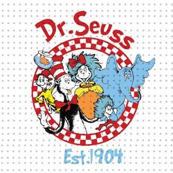 dr seuss est 1904 png, cat in the hat png, dr seuss png, read across america png, thing 1 thing 2, love reading png, tea