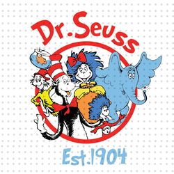 dr seuss est 1904 png, cat in the hat png, dr seuss png, read across america png, thing 1 thing 2, love reading png, dig