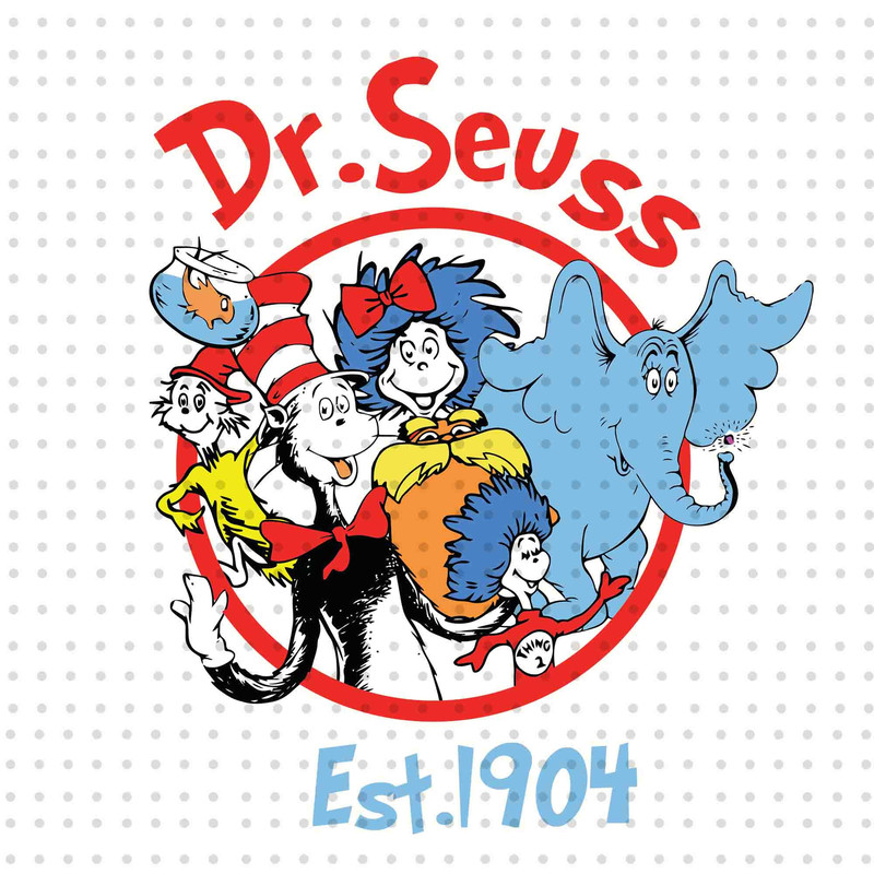 Dr Seuss Est 1904 PNG, Cat In The Hat Png, Dr Seuss Png, Read Across America Png, Thing 1 Thing 2, Love Reading Png, Digital Download.jpg