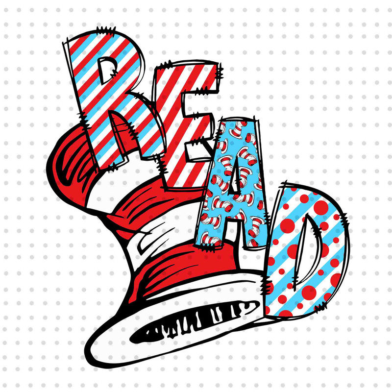 Read Dr Seuss  PNG, Cat In The Hat Png, Dr Seuss Png, Read Across America Png, Thing 1 Thing 2 Png, Love Reading Png, Dr Seuss Hat Png.jpg