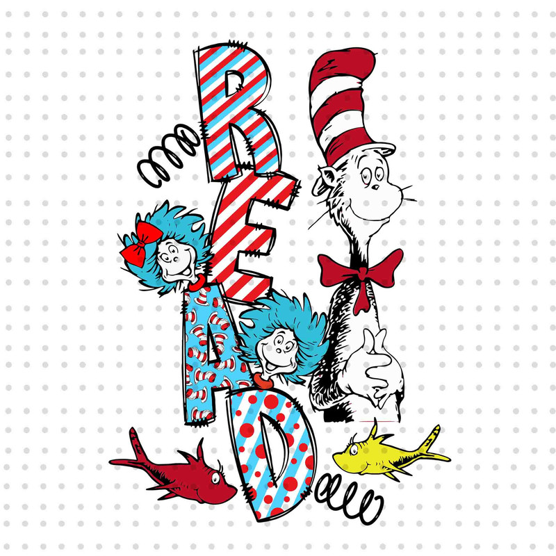 Read Dr Seuss PNG, Cat In The Hat Png, Dr Seuss Png, Read Across America Png, Thing 1 Thing 2 Png, Love Reading Png, Dr Seuss Teacher Shirt.jpg