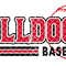 Bulldog Baseball Digital Design Red & Black PNGJPG - Perfect for Sports Enthusiasts and Bulldog Fans - Instant Download.jpg