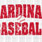 Cardinals Baseball Distressed Mascot Design PNG, Digital Download 1.jpg
