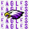 Eagles Distressed Mascot Design Purple PNG, Digital Download 1.jpg