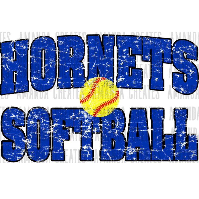 Hornets Softball, PNG, Digital Download 1.jpg