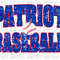 Patriot Baseball Distressed Mascot Design PNG, Digital Download.jpg
