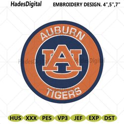 auburn tigers embroidery design, auburn tigers logo ncaa embroidery