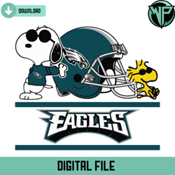 philadelphia eagles snoopy woodstock svg