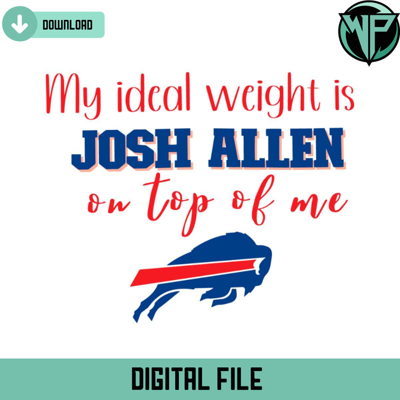 My Ideal Weight Is Josh Alien On Top Of Me Svg - Gossfi.com.jpg