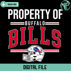 property of buffalo billd helmet svg digital download